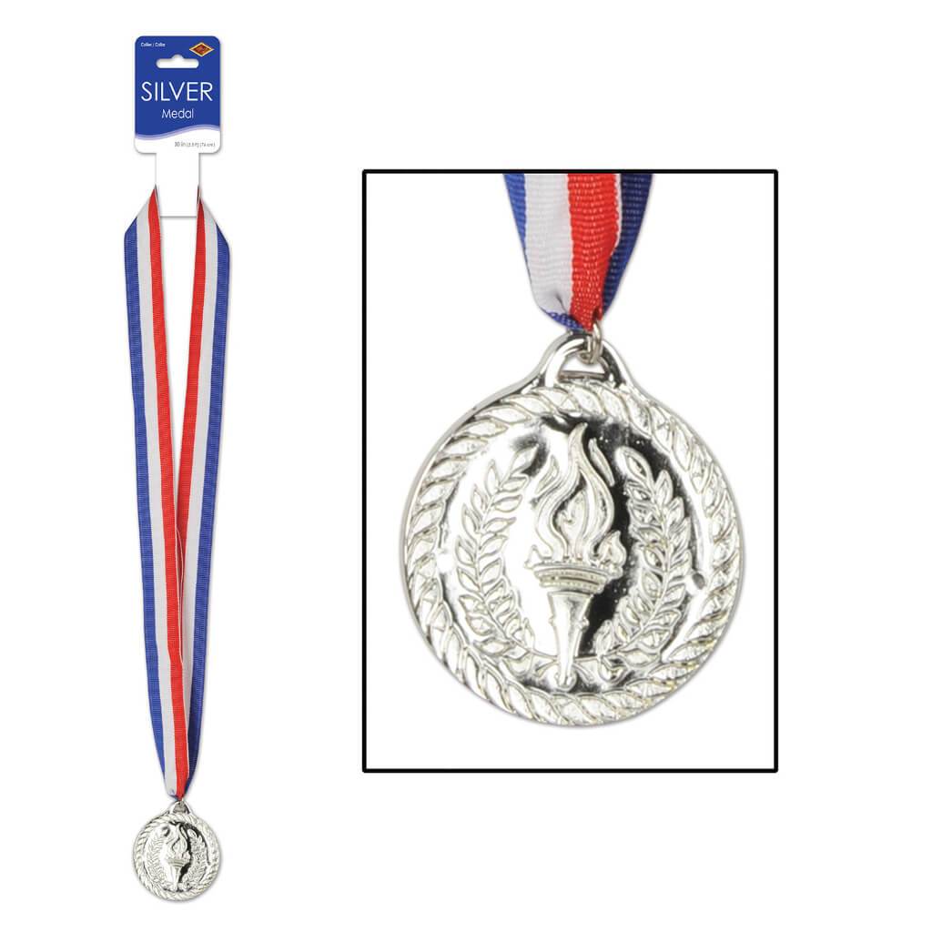 Silver Medal with Ribbon 