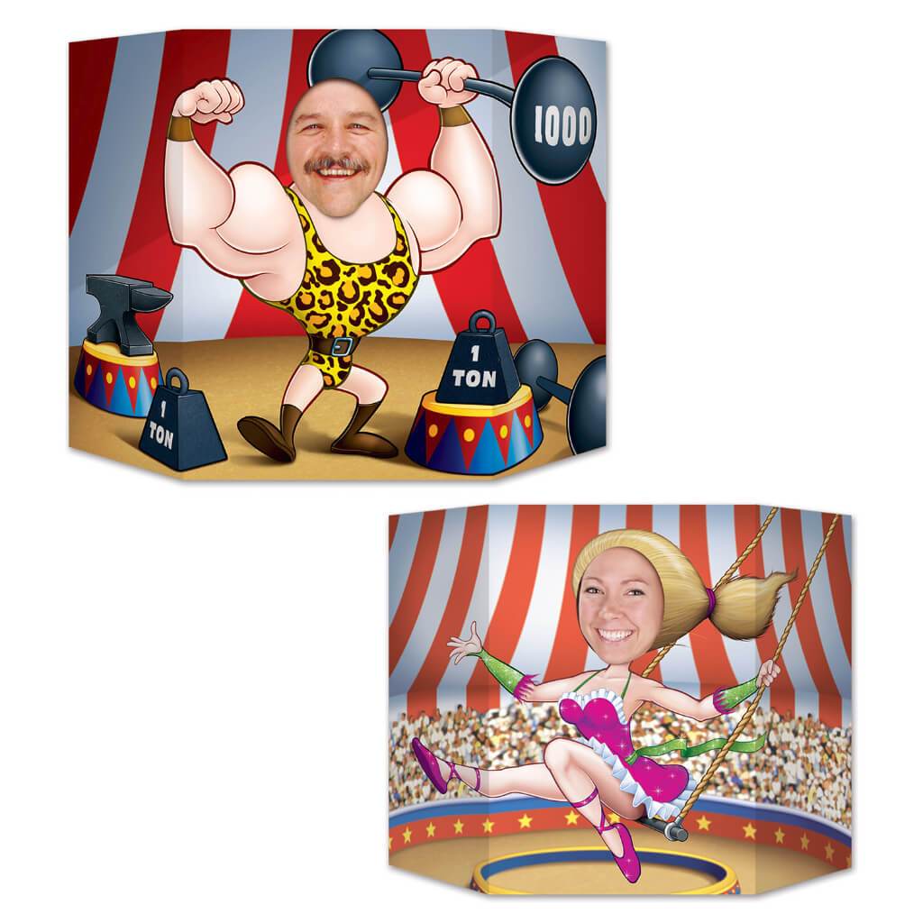 Circus Couple Photo Prop 