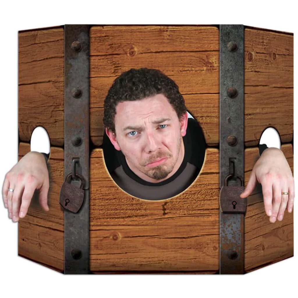 Medieval Stockade Photo Prop 