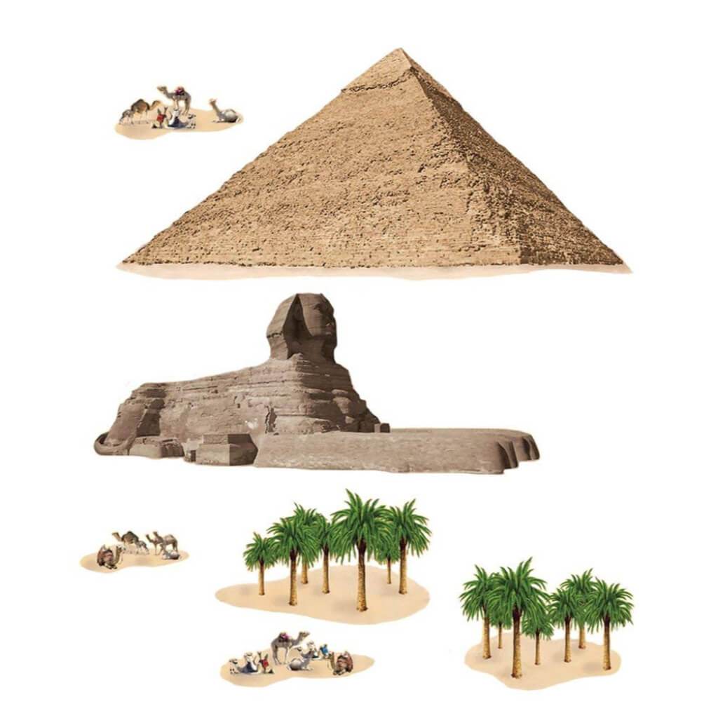 Pyramid &amp; Sphinx Props 