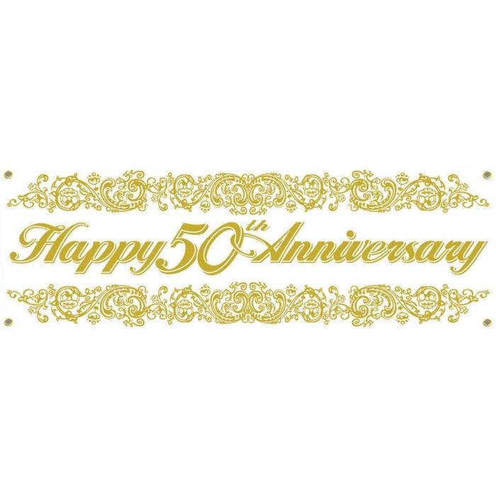 50th Anniversary Sign Banner 