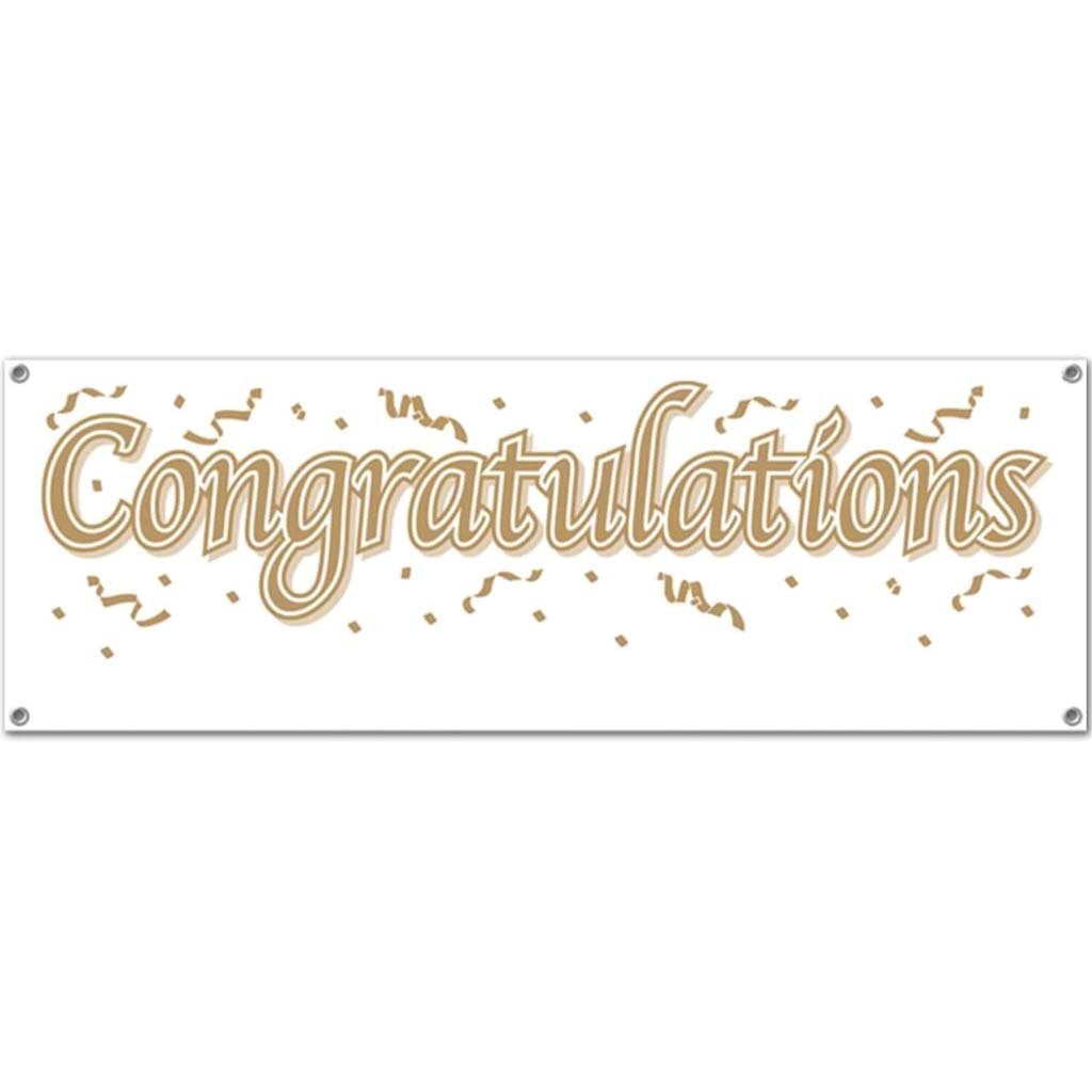 Congratulations Sign Banner 