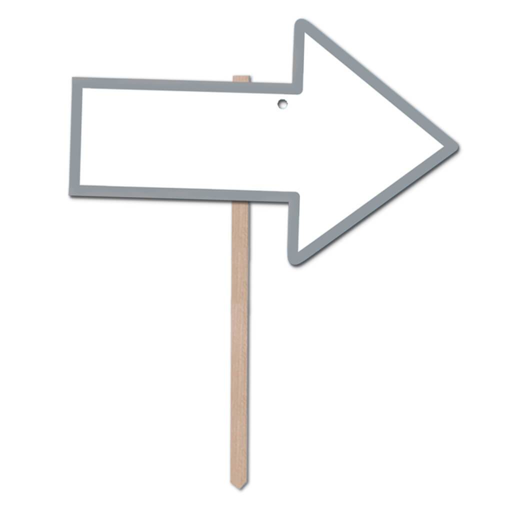 &quot;Blank&quot; Arrow Yard Sign 