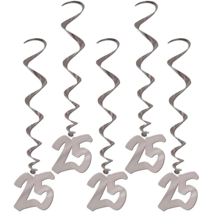 Whirls "25" 3ft Silver 
