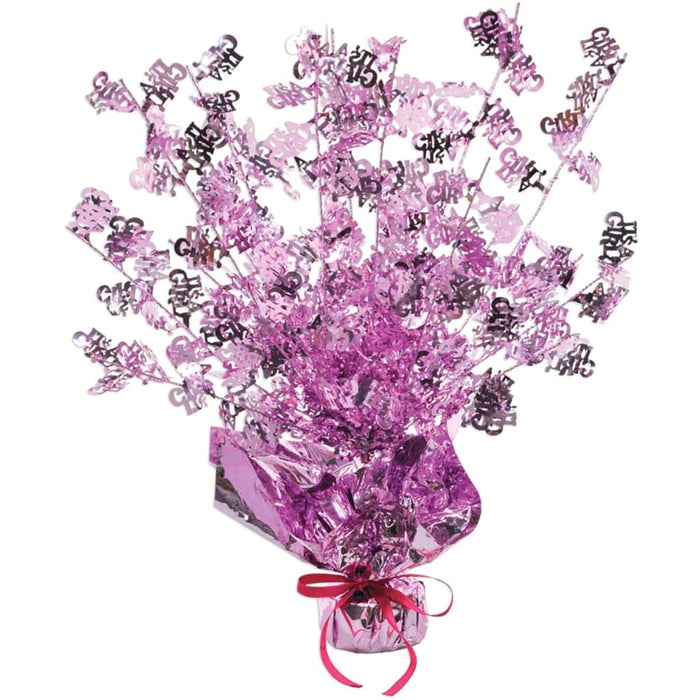 Centerpiece It's A Girl! Gleam 'N Burst 