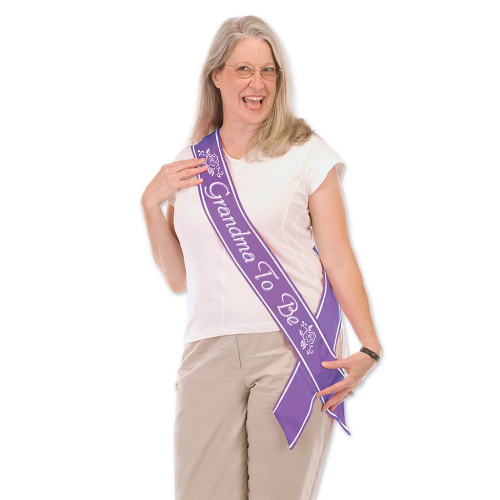 Grandma To Be Satin Sash 