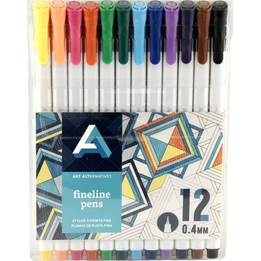 Art Alternatives Fineline Pen Set 12