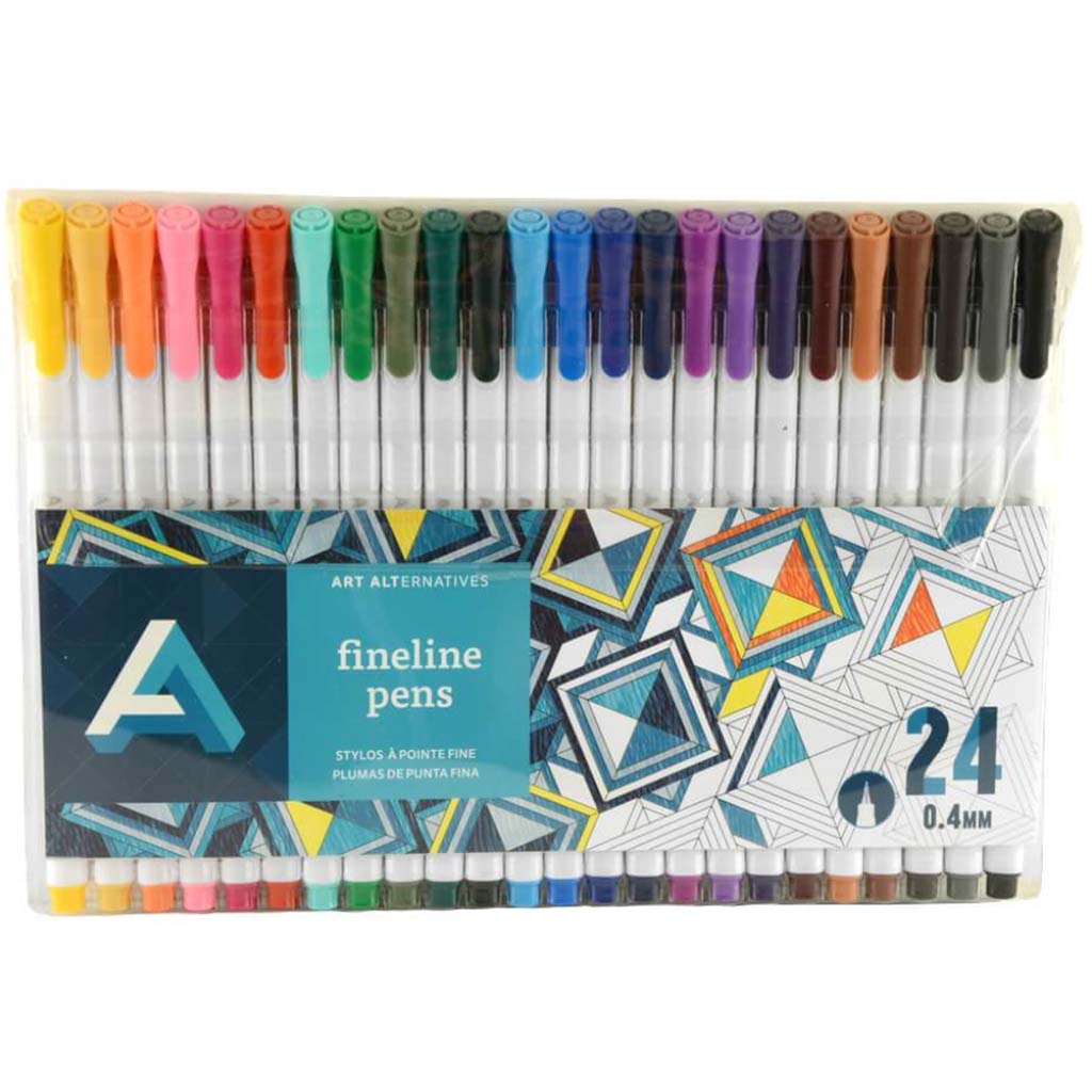 Art Alternatives Fineline Pen Set 24