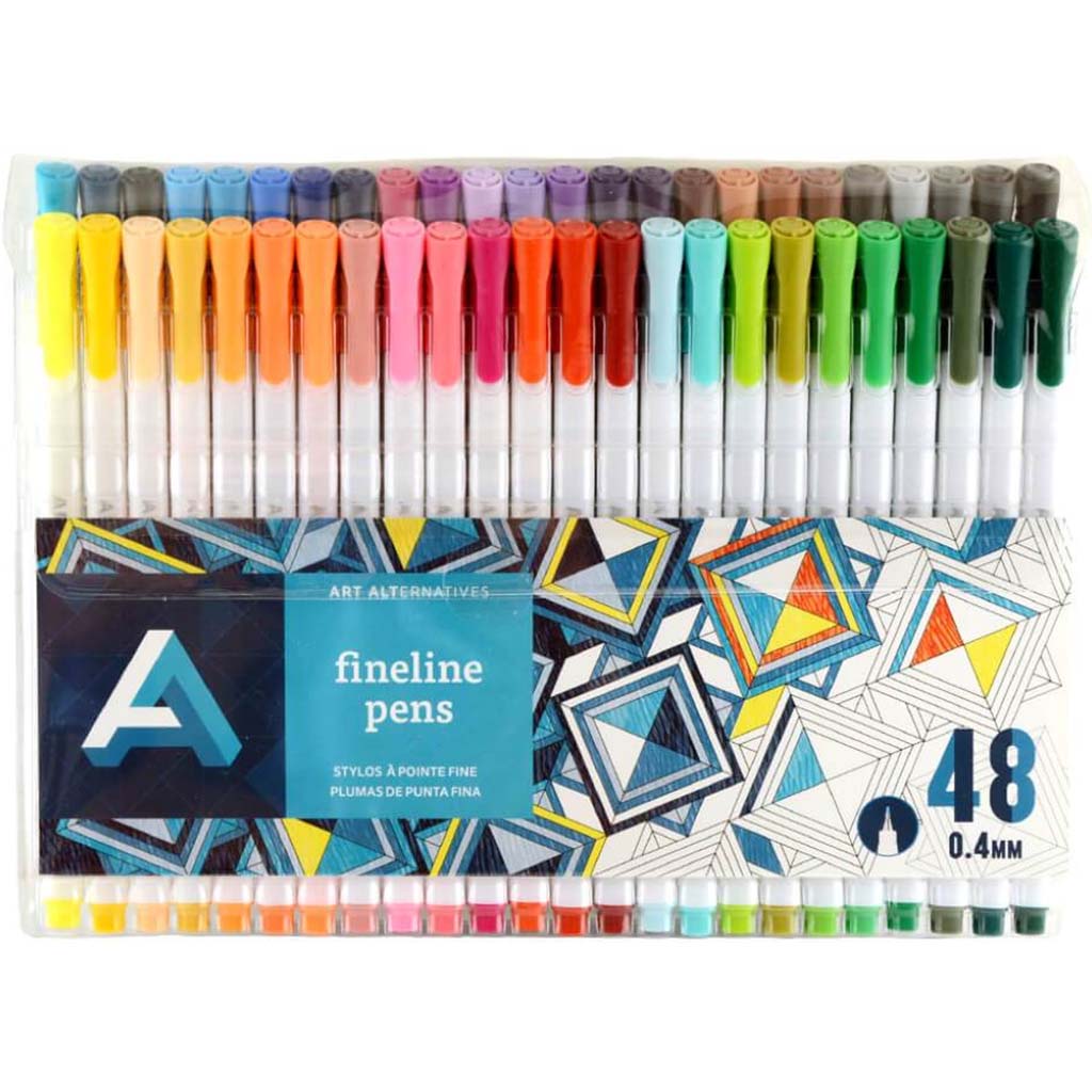 Art Alternatives Fineline Pen Set 48