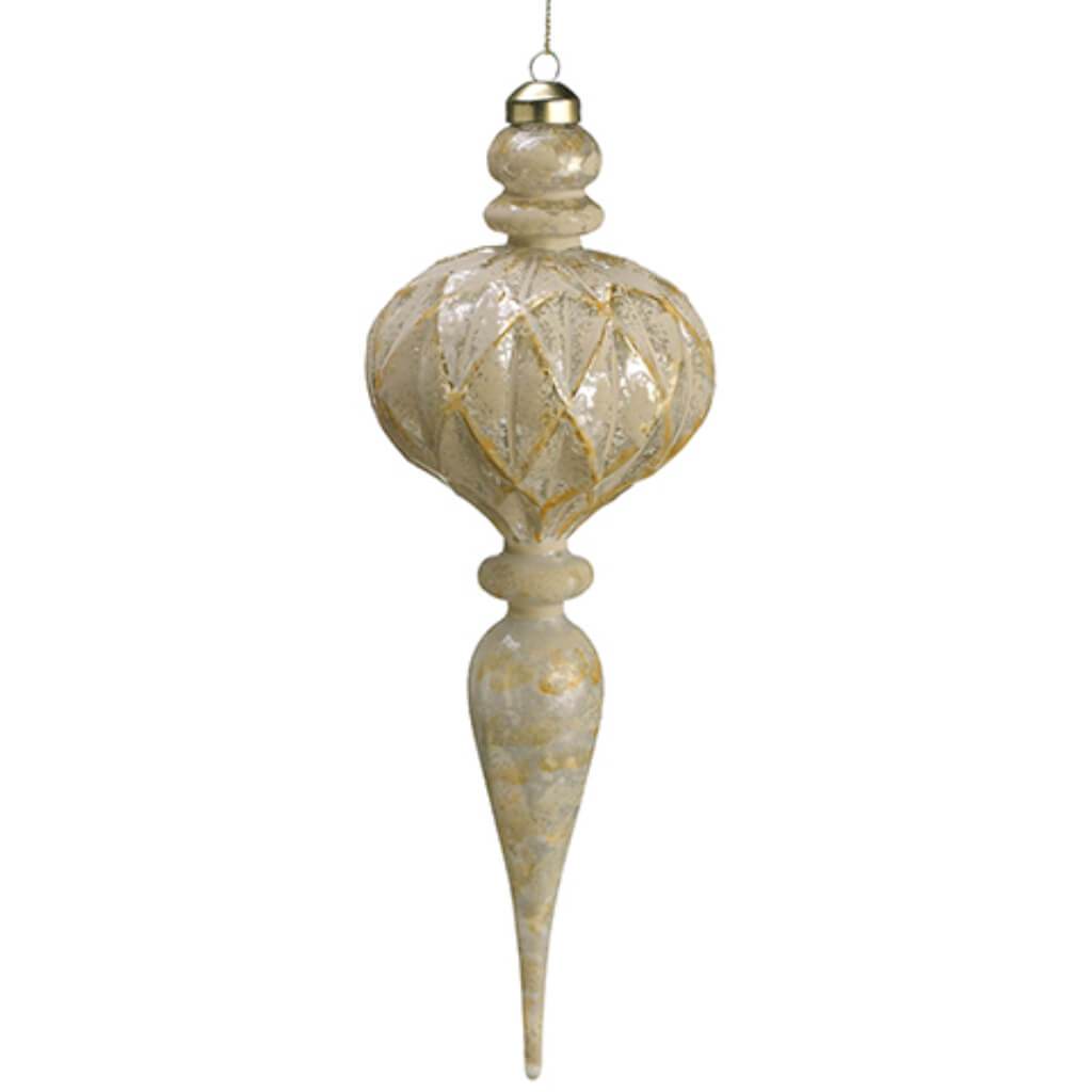 Glass Finial Ornament 