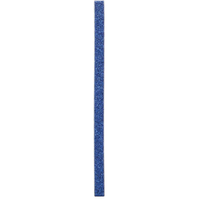 GLITTER RIBBON ROY .625X3YD 