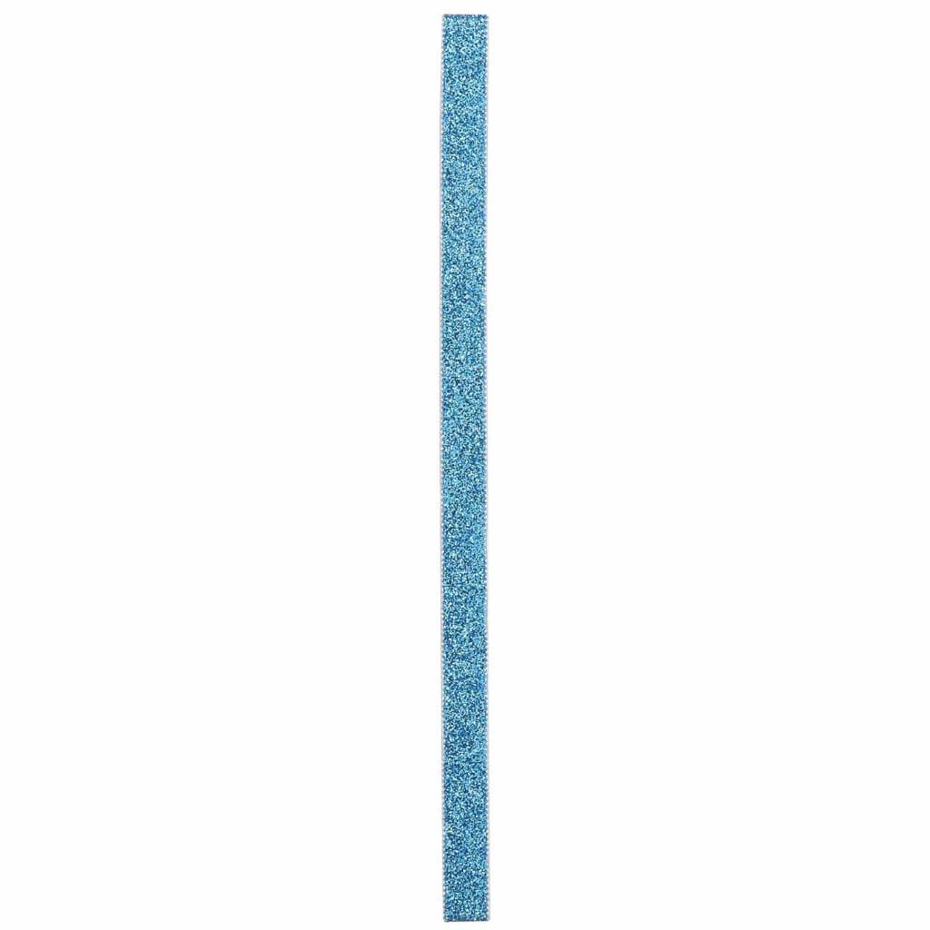 Blue Glitter Ribbon .625 x 3yd 