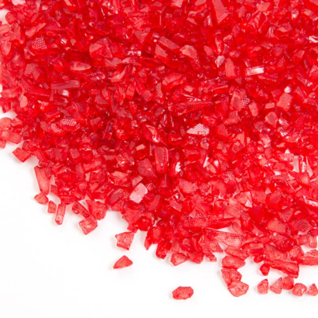 Glass Chips: Red, 17.5 ounces 