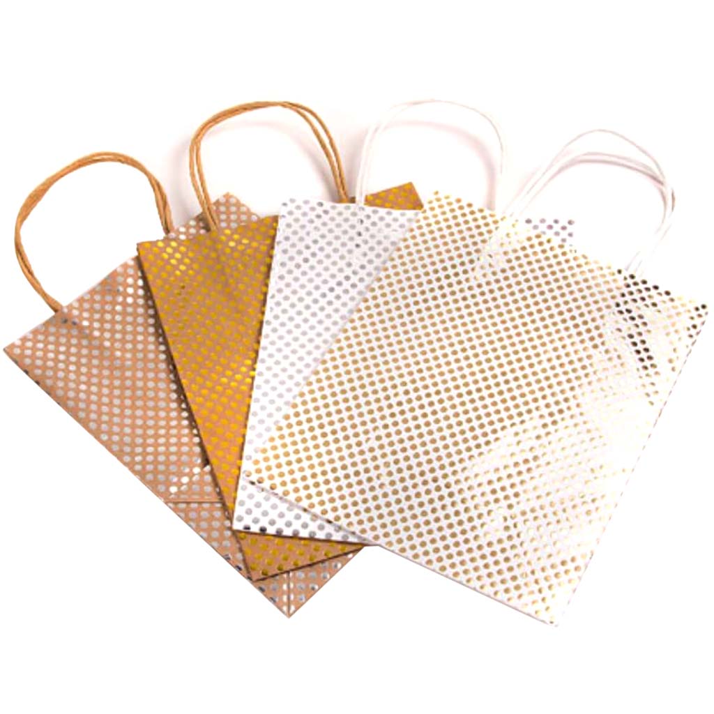 BAGS LARGE METALLIC FOIL ASST.4PK 