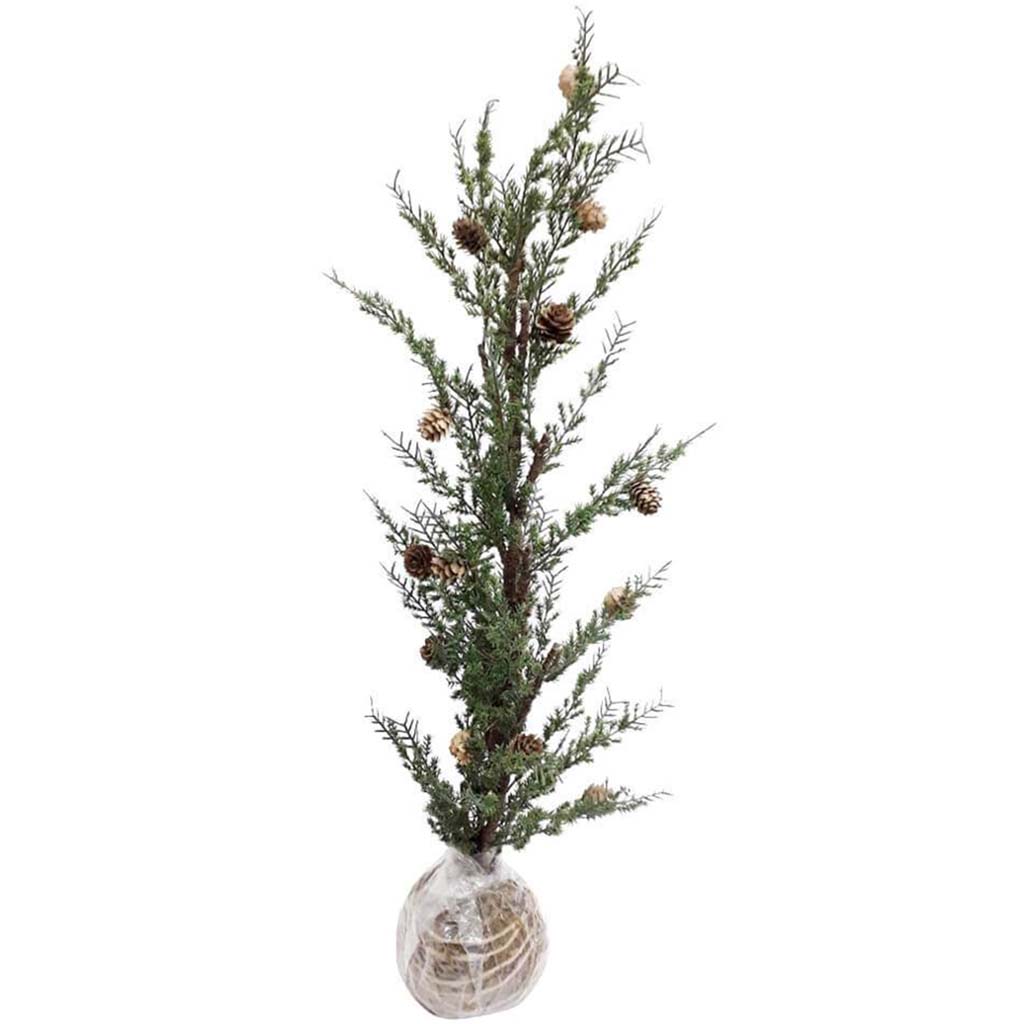 Christmas Tree Pinecone Moss 30in 