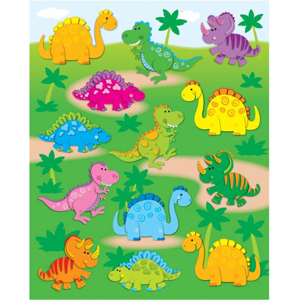 Dinosaurs Shape Stickers 