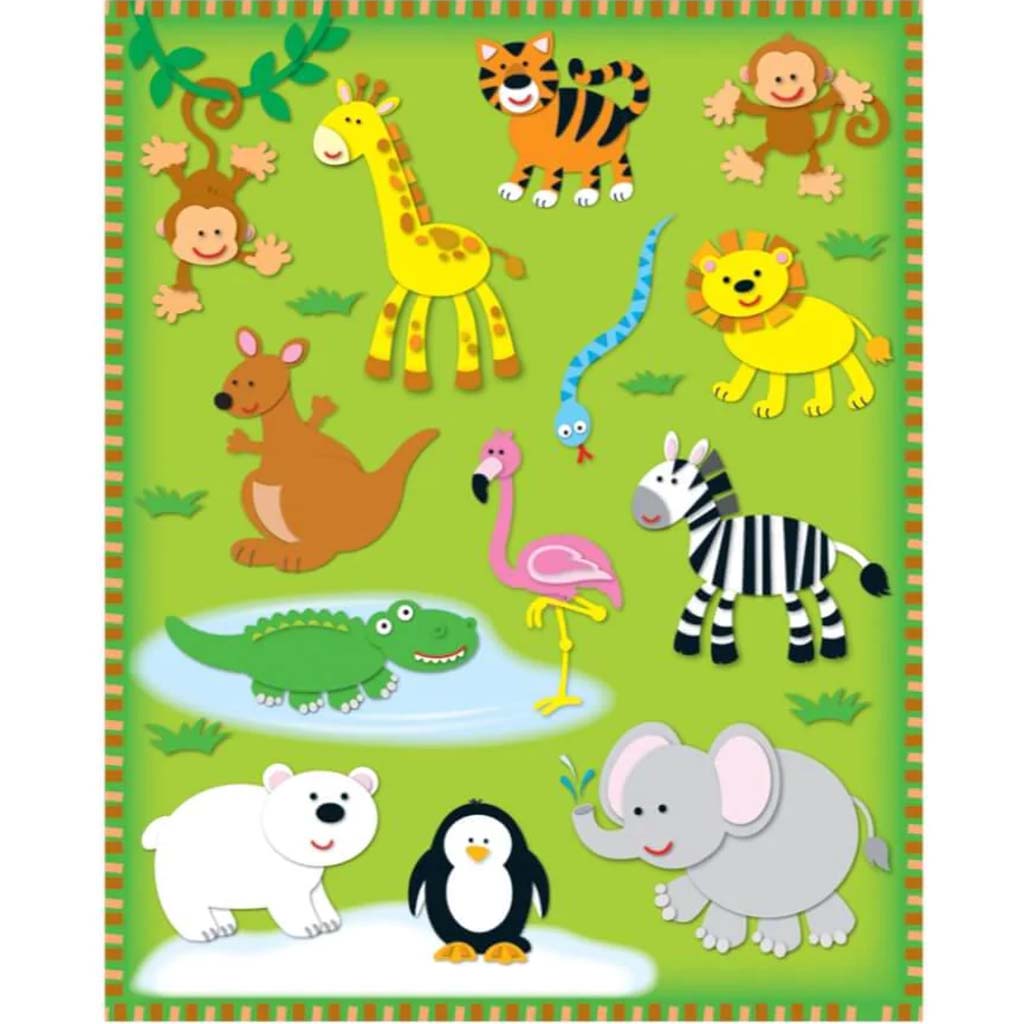 Zoo Shape Stickers 