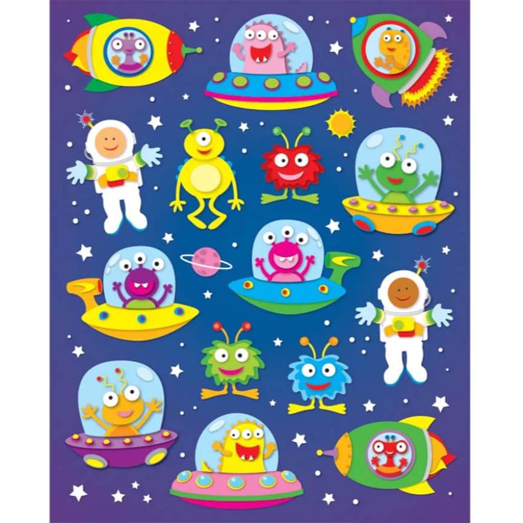 Out Of This World Shape Stickers 