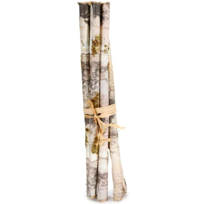 Faux Birch Logs White 11.8 inches 6 Logs 