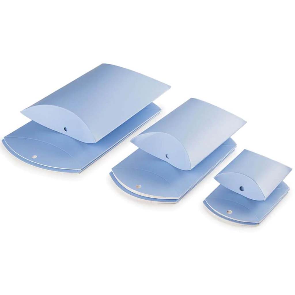 PILLOW BOXES MATTE LTBLUE 9PC 