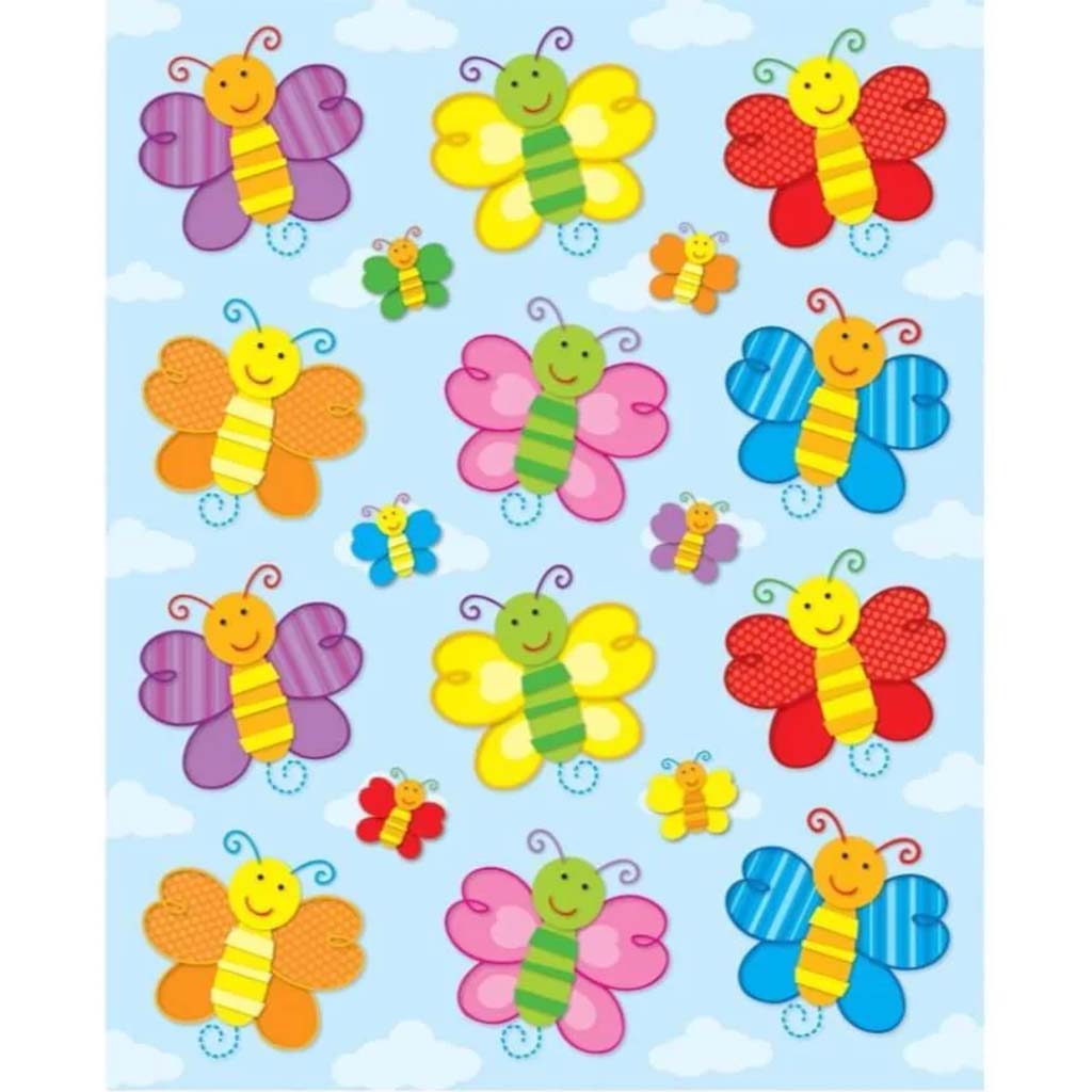 Butterflies Shape Stickers 