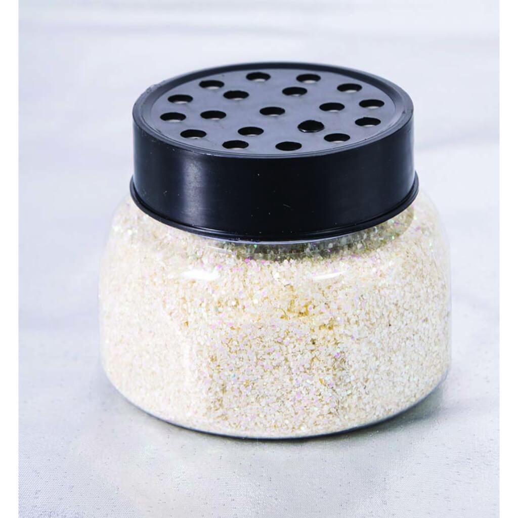 8OZ GLITTER WHITE IRIS 