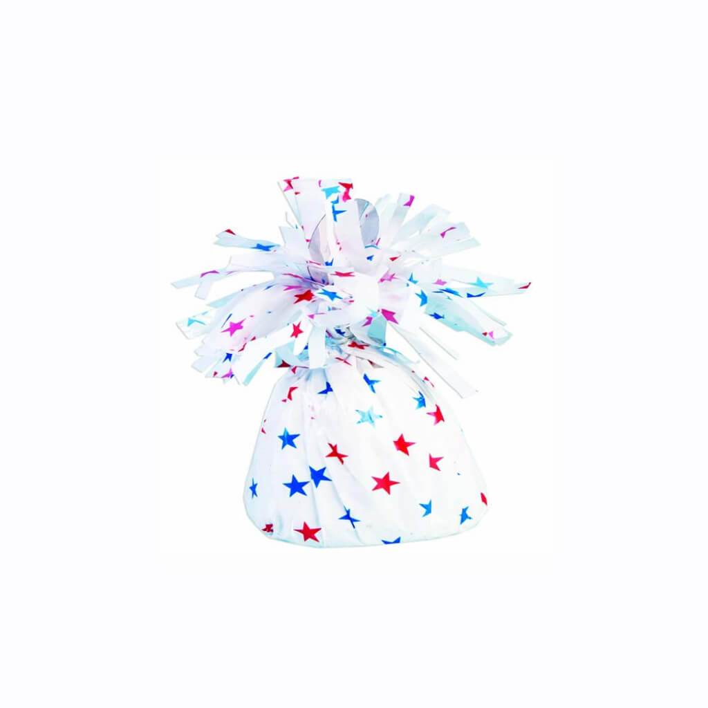 SMALL BALLOON WT RWB STARS 