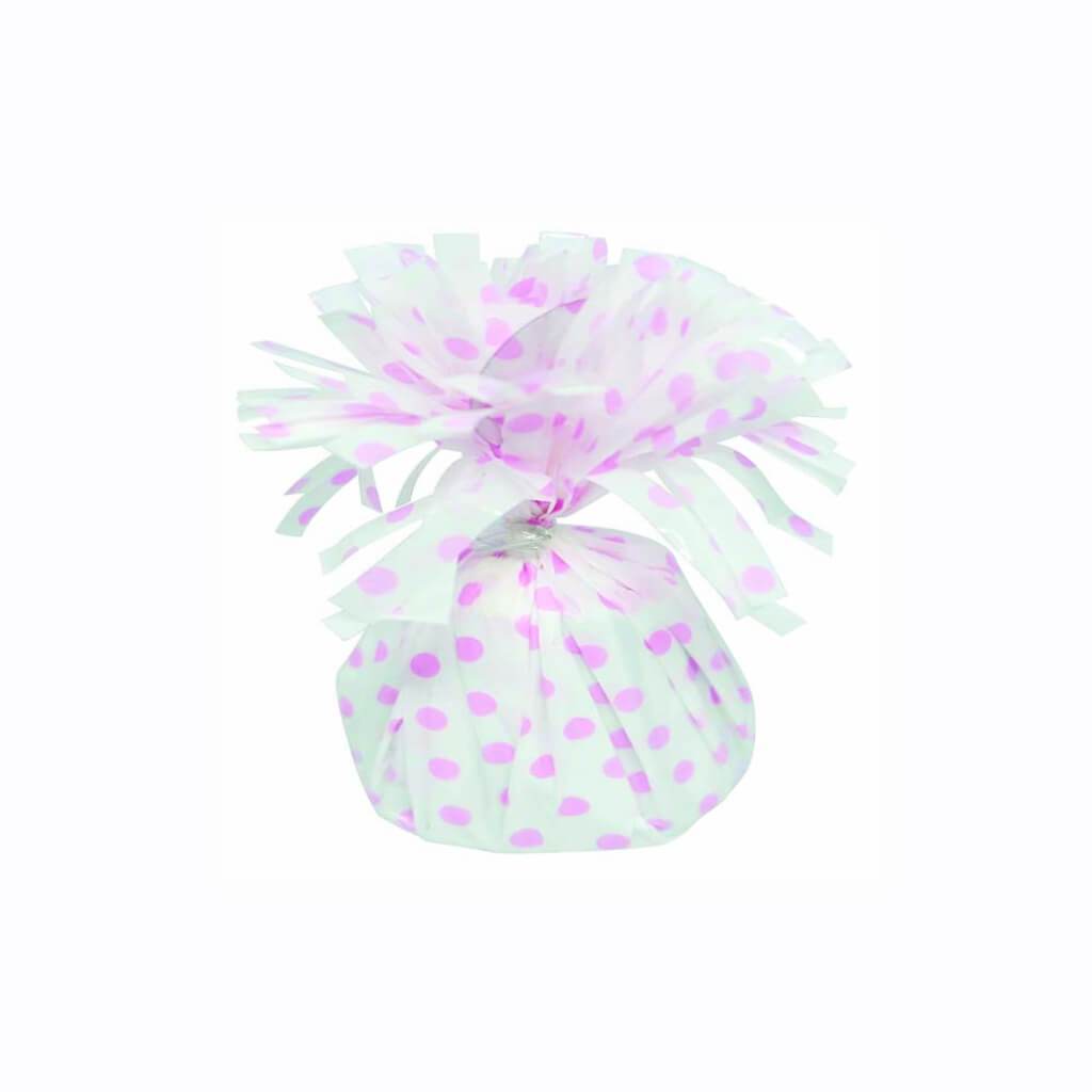 SMALL BALLOON WT LP DOTS 