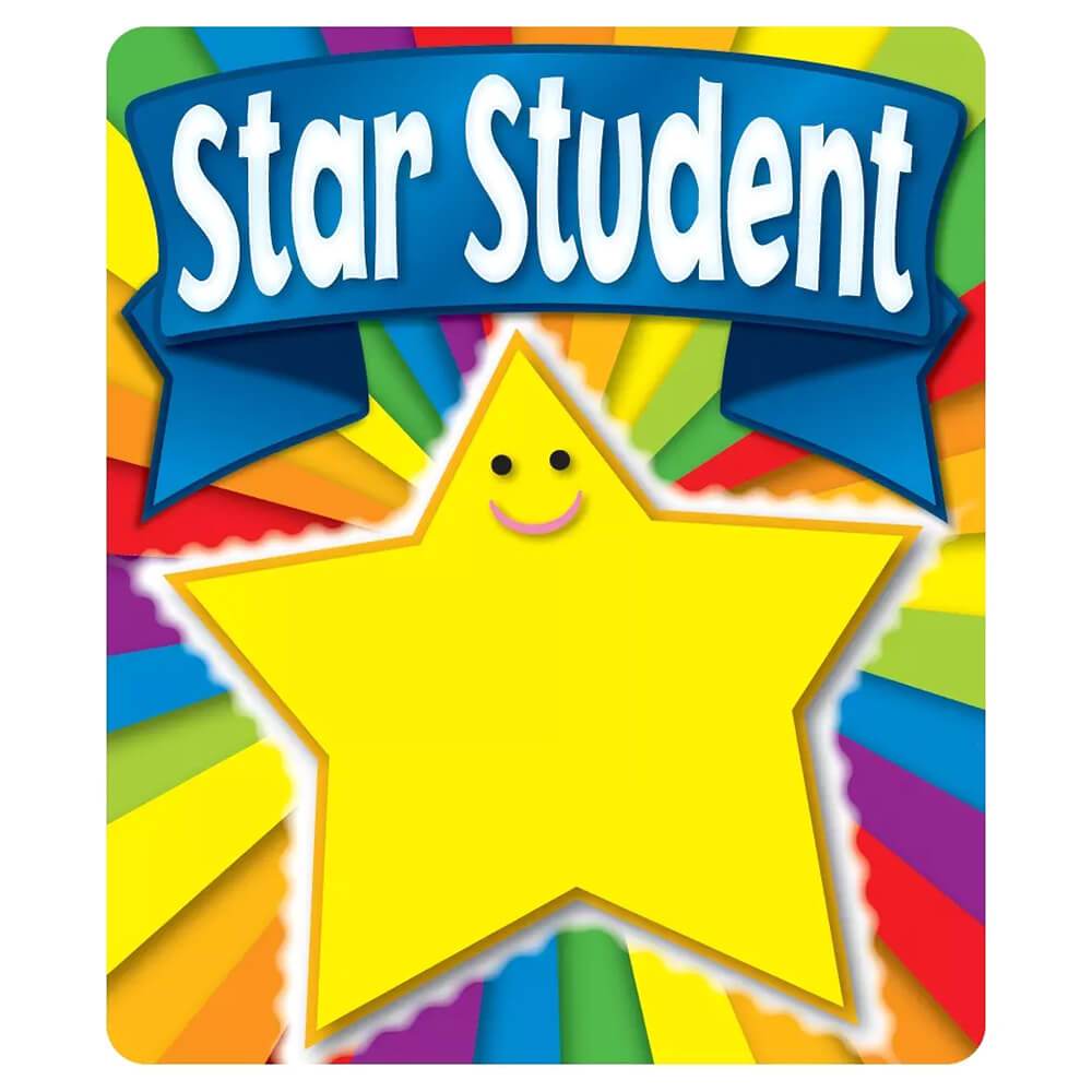 Star Student Motivational Stickers