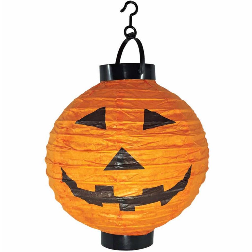 Paper Lantern Light Up Pumpkin 