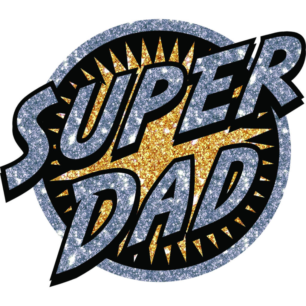 HEAT TRANSFERS - SUPER DAD 