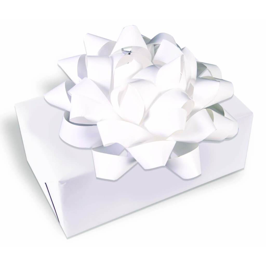 6" STAR BOW LACUER W 