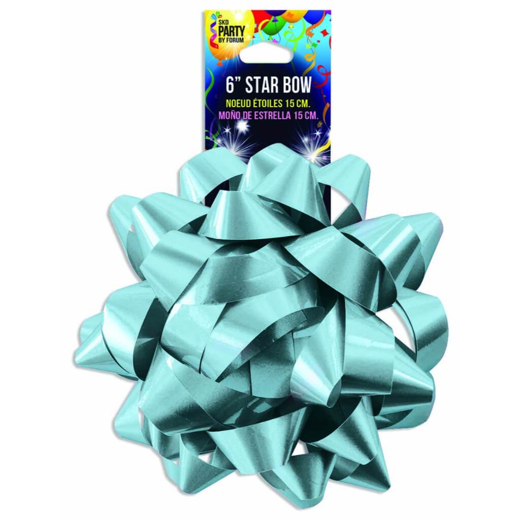 6" STAR BOW LACUER LB 