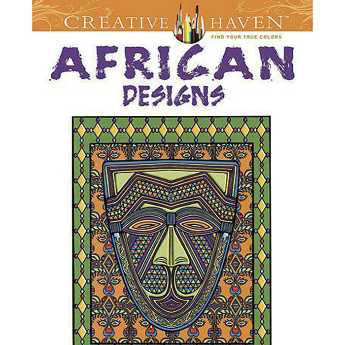 Creative Haven Coloring Books African Designs