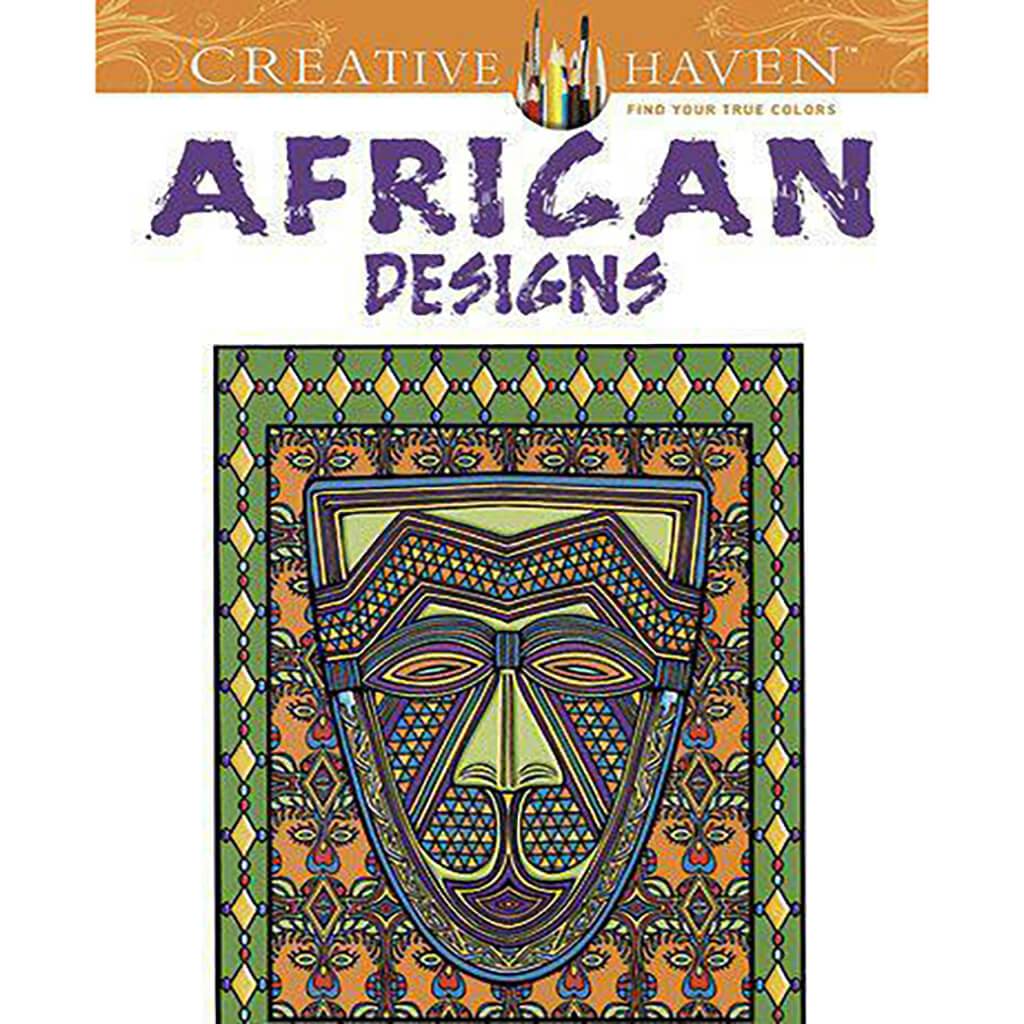 Creative Haven Coloring Books African Designs
