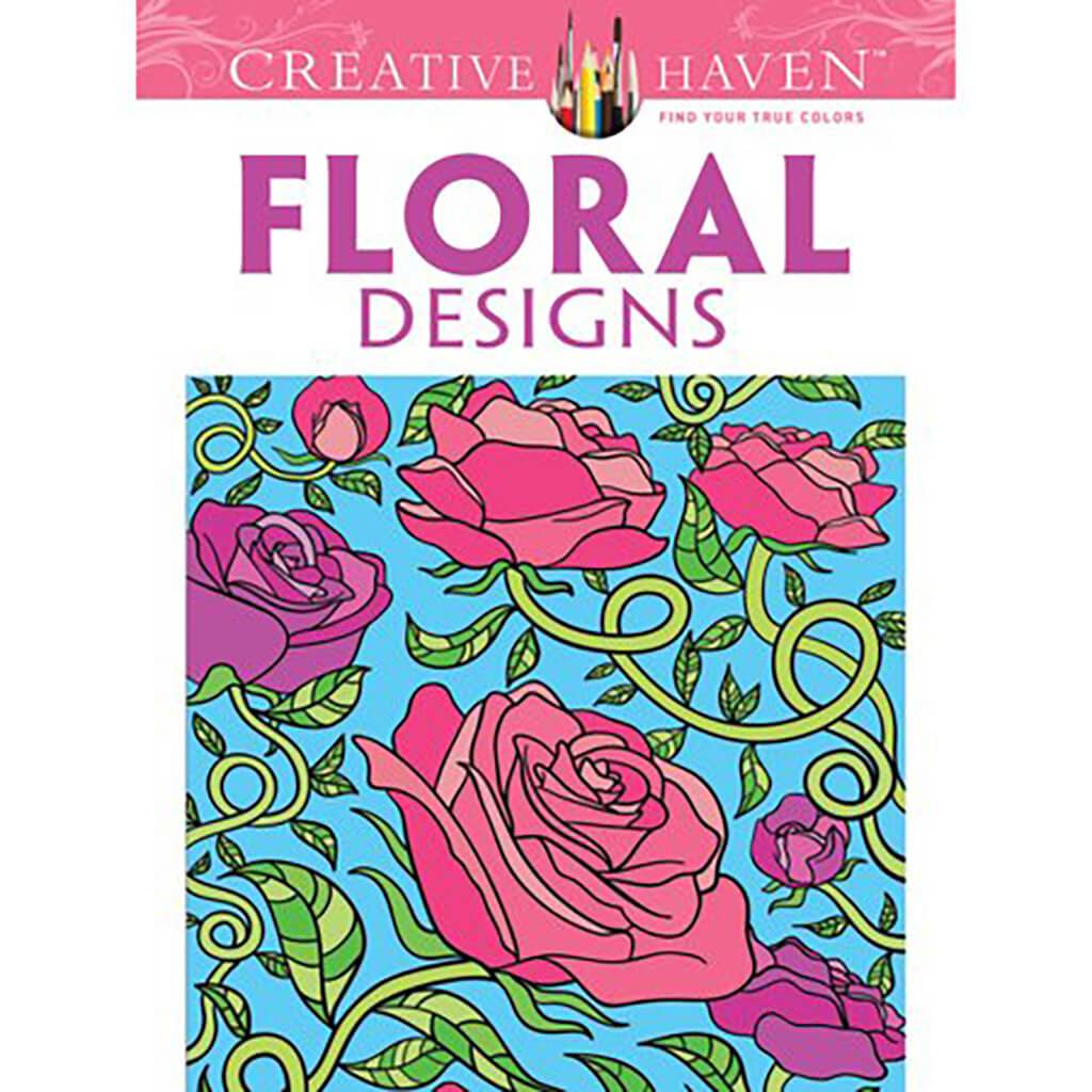 Creative Haven Coloring Books Floral Designs