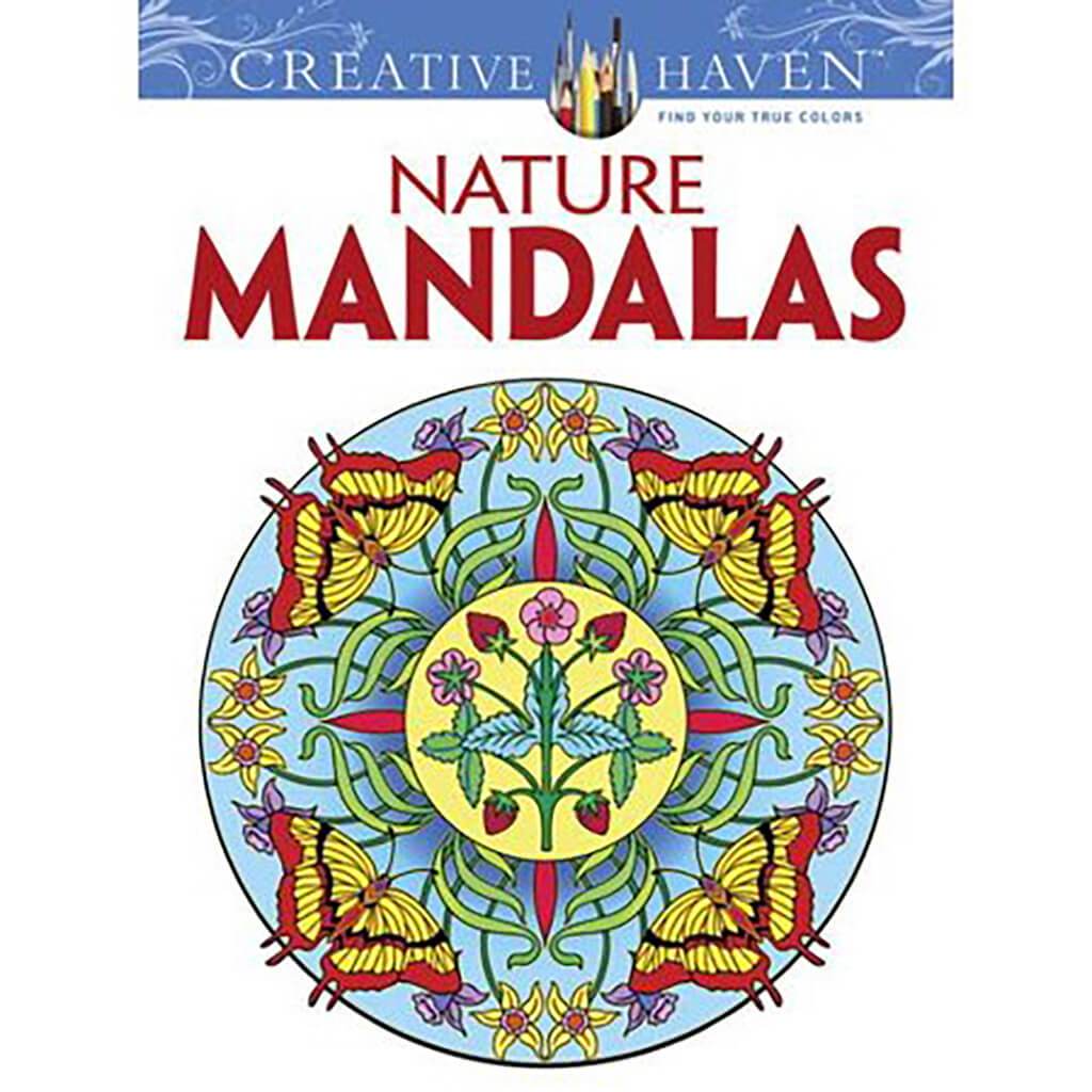 Creative Haven Coloring Books Nature Mandalas