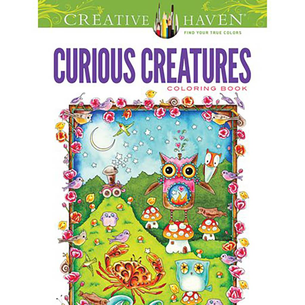 Creative Haven Coloring Books Curious Creatures