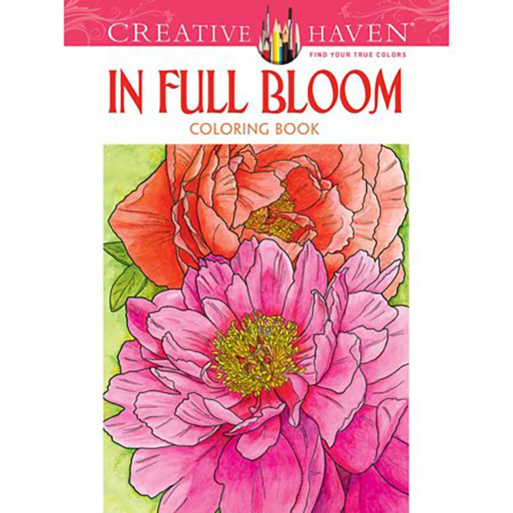 Creative Haven Coloring Books Full Bloom