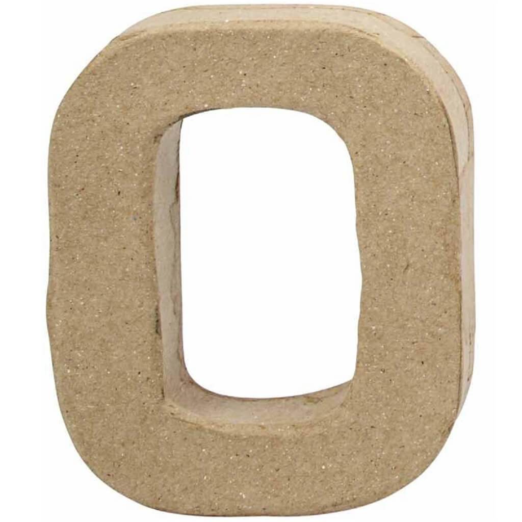 Paper Mache Number 0 4in