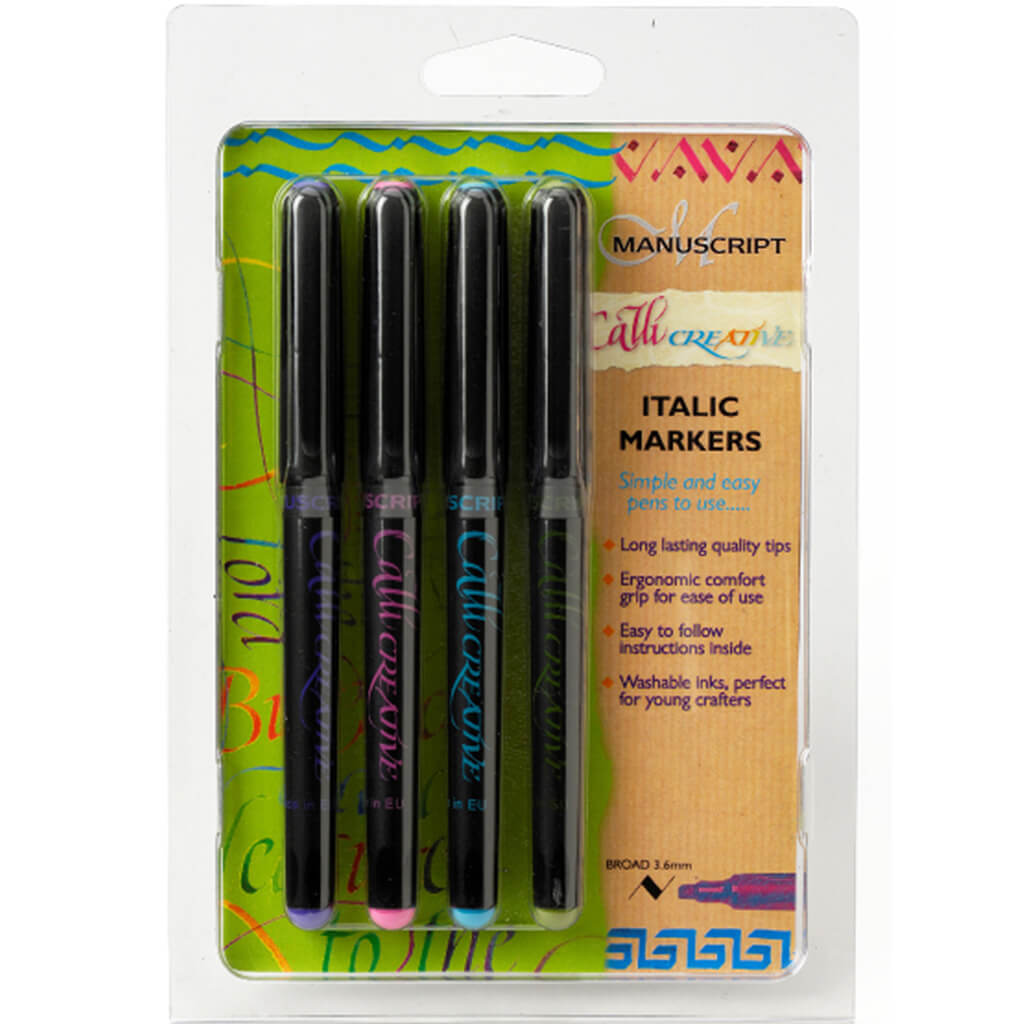 Manuscript Assorted Colors 3.6mm Markers
