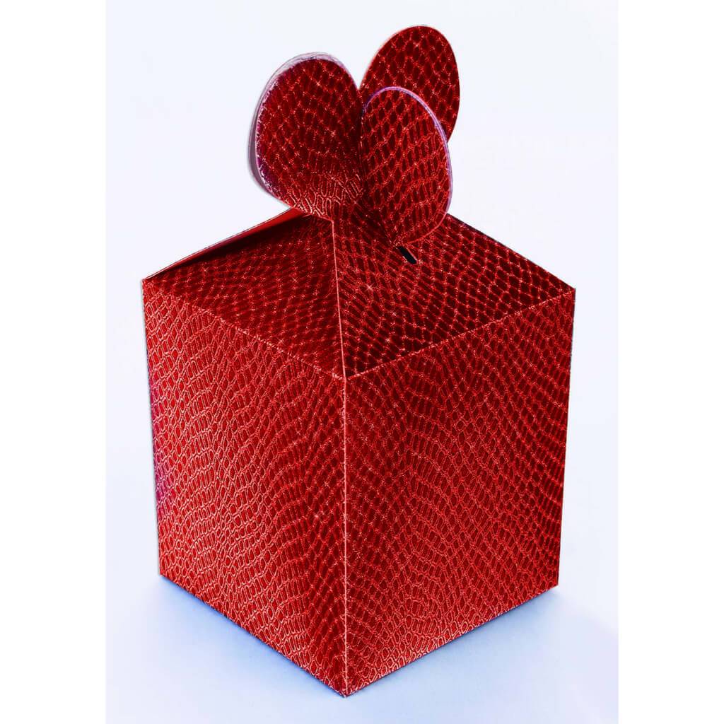 RED SNAKE SKIN GIFT BX 