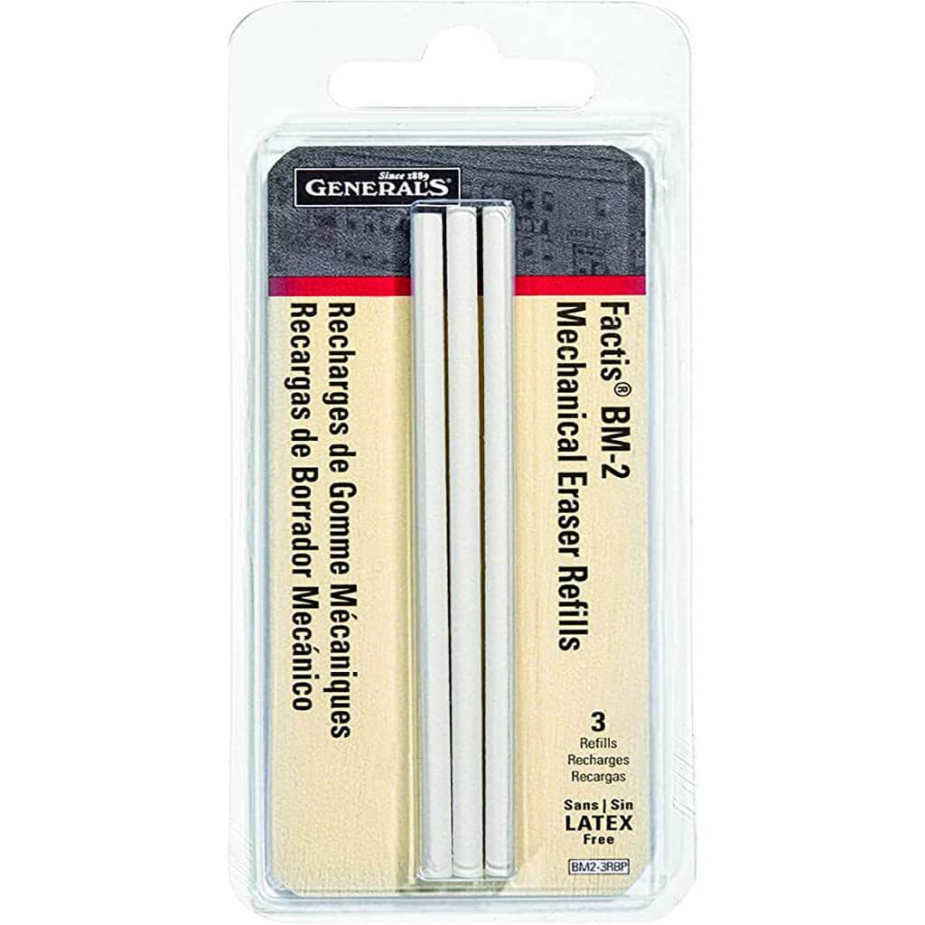 Factis Mechanical Eraser Refills 3ct