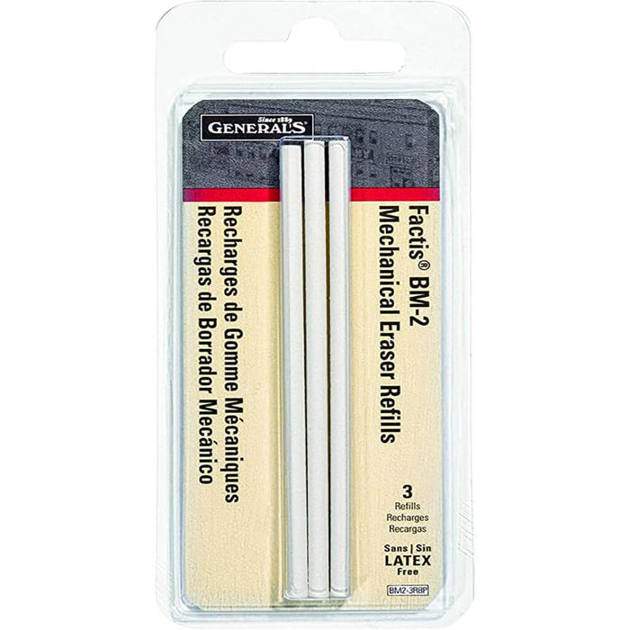 Factis Mechanical Eraser Refills 3ct