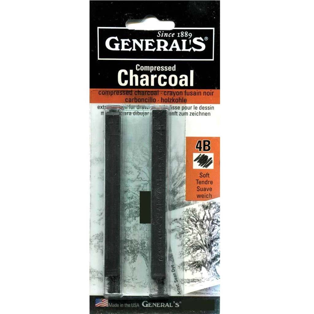 Compressed Charcoal Sets 4B Medium Set of 2