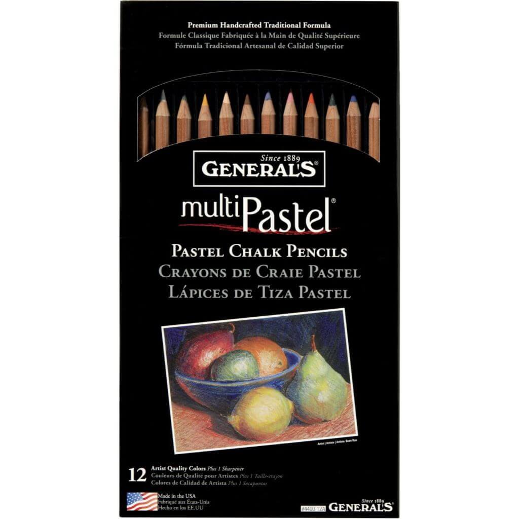 Pastel Chalk Pencil Set 12pc