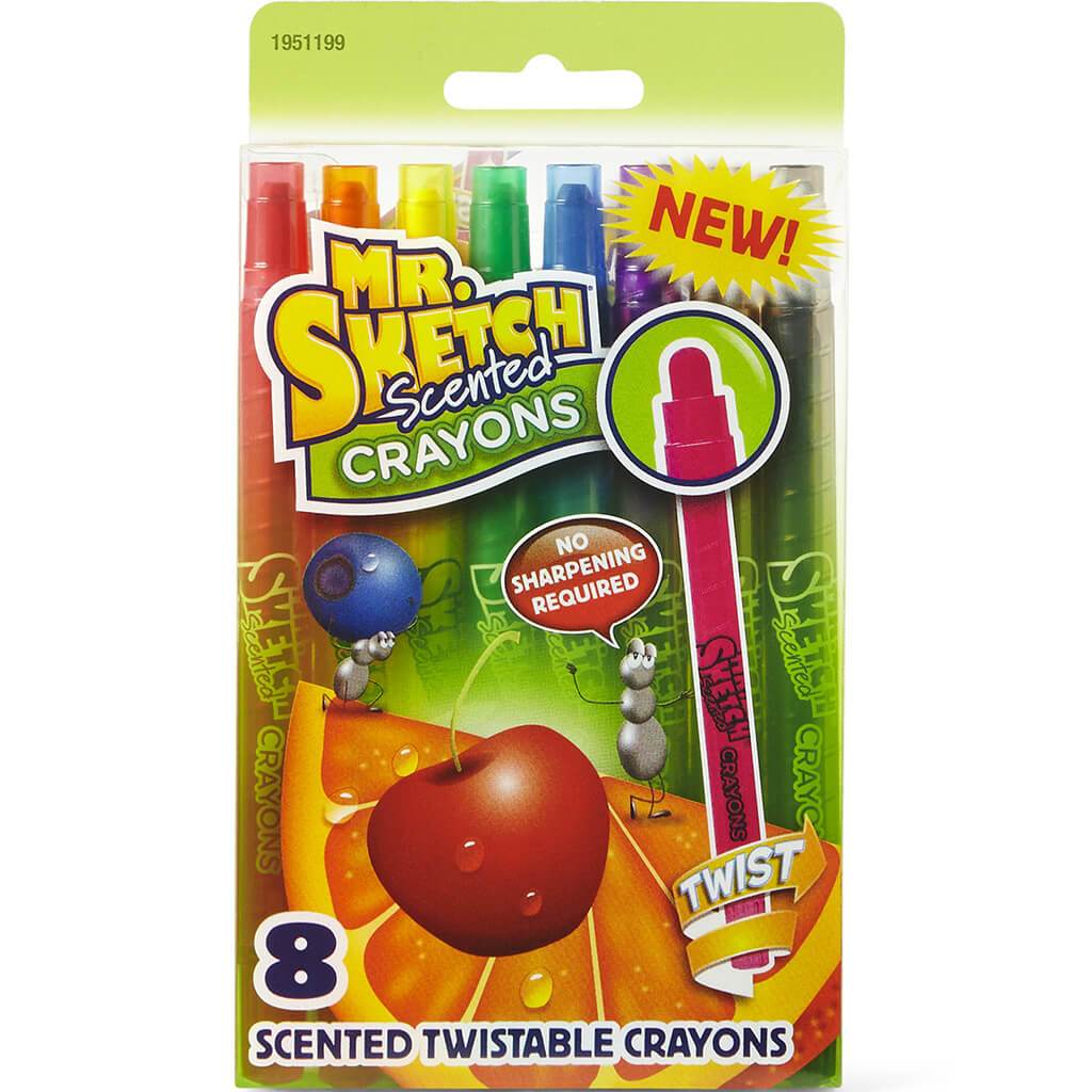 Mr. Sketch Scented Twistable Crayons Set of 8