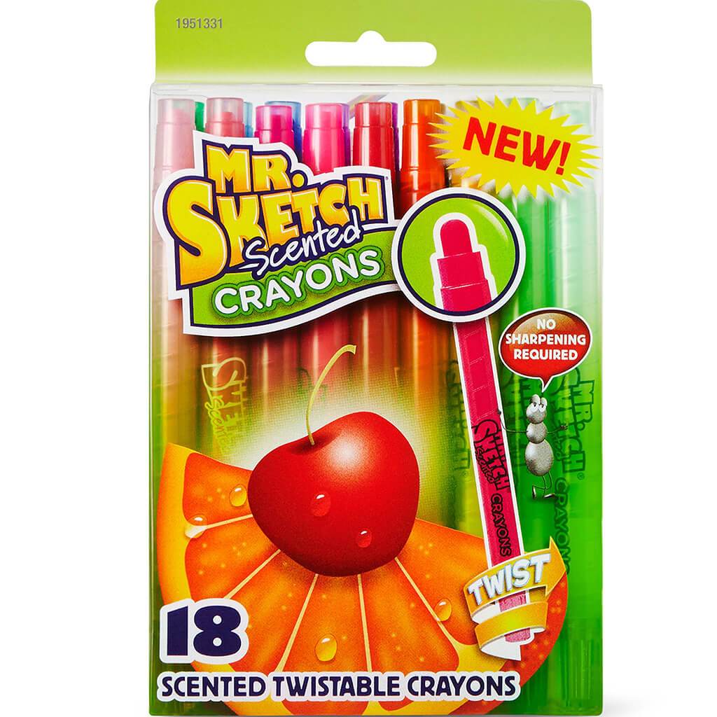 Mr. Sketch Scented Twistable Crayons Set of 18