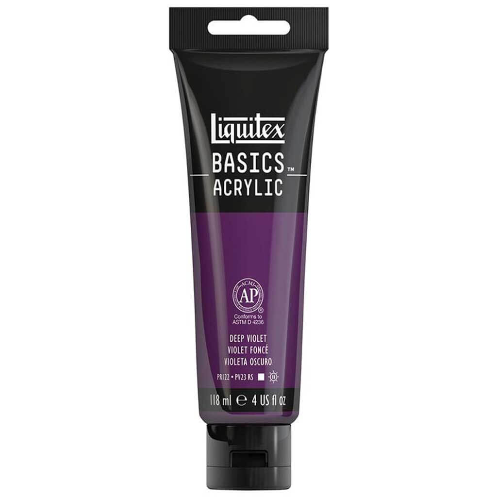 Basics Acrylic Color 4oz Deep Violet