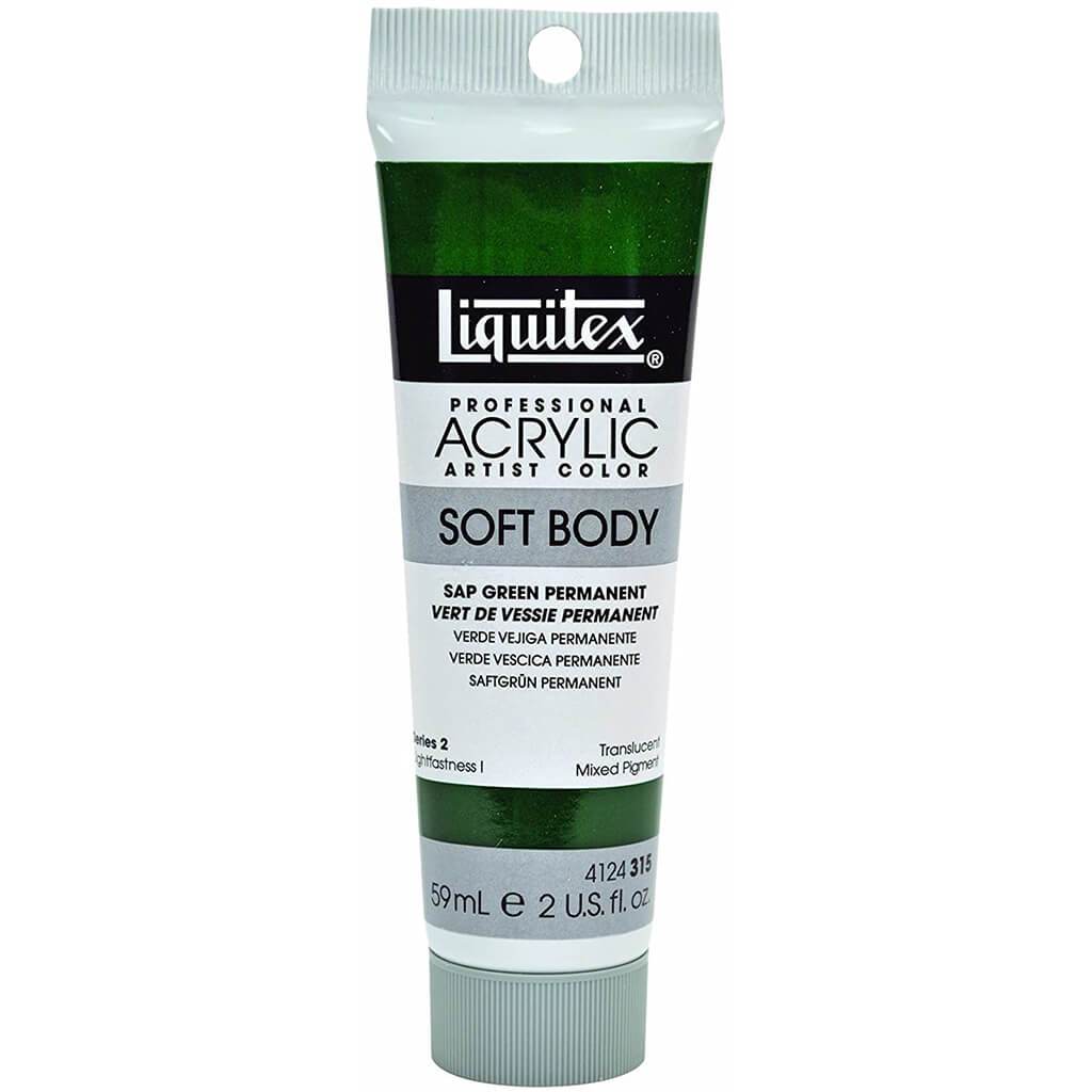 Professional Soft Body Acrylic Colors 2oz